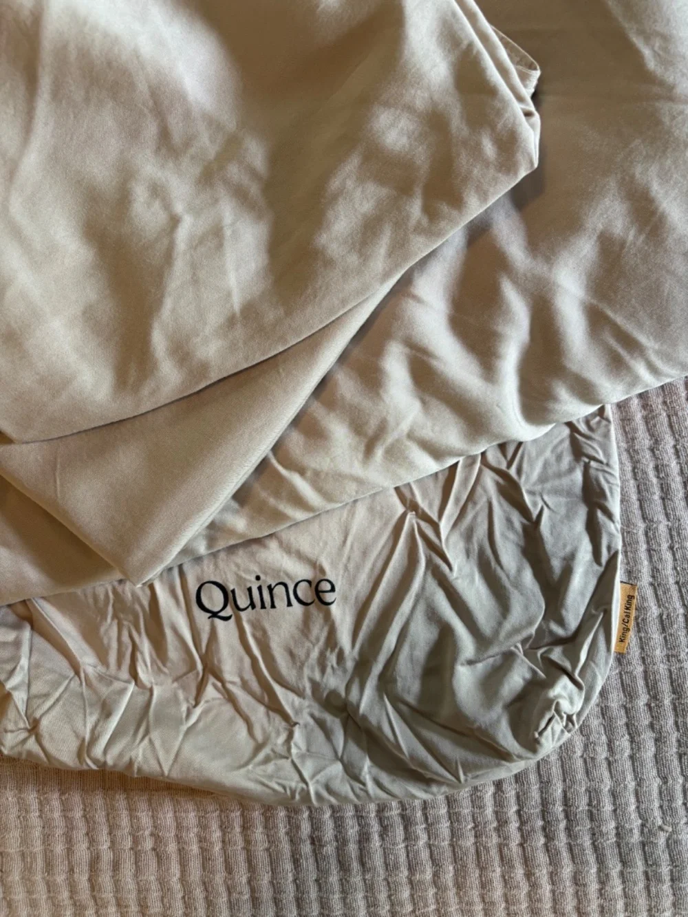 Quince Bamboo Duvet Cover + shams - King / Cal King